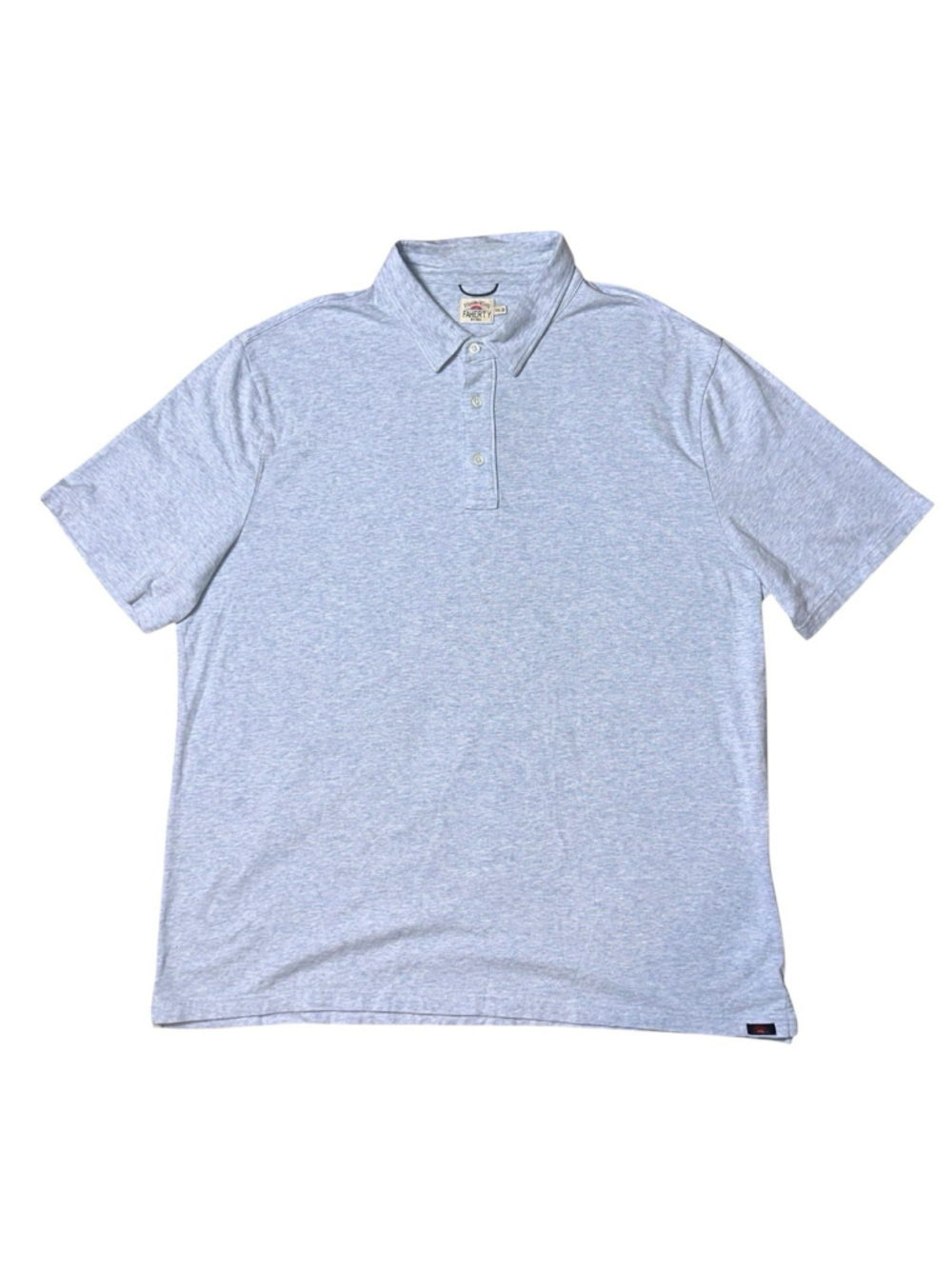 Faherty Brand NWOT Short Sleeve Movement Polo CARDIFF BLUE HEATHER Size XXL $98